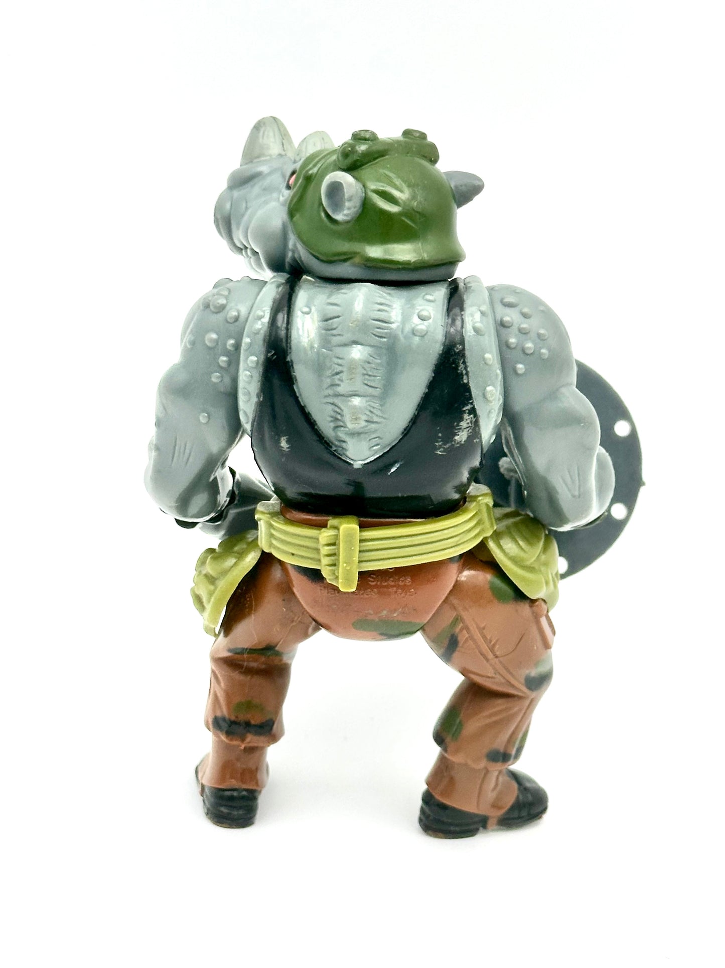 Vintage 1988 TMNT Rocksteady Action Figure – Playmates Teenage Mutant Ninja Turtles