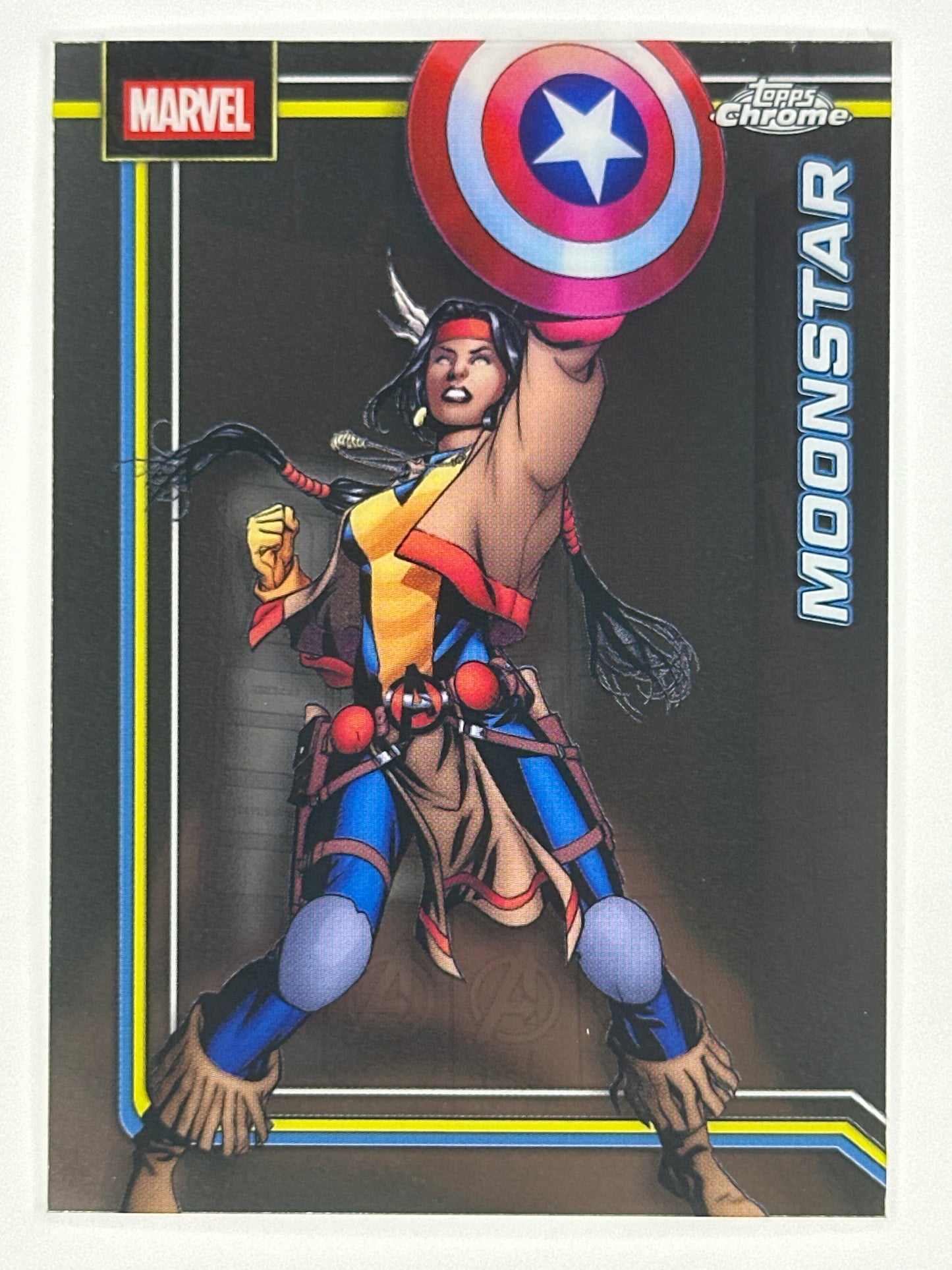 2026 Topps Marvel Chrome 082 Moonstar Base Card
