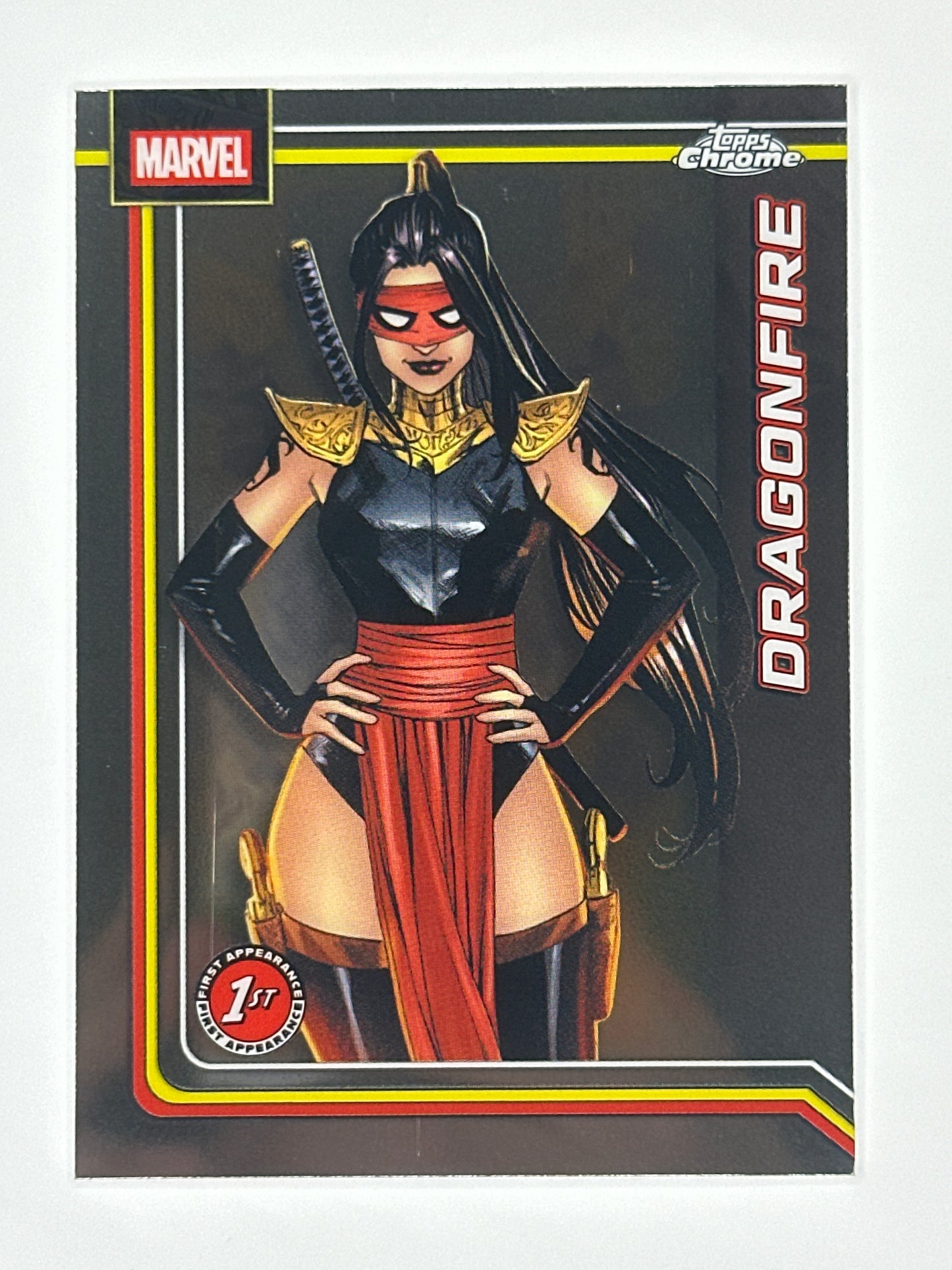 2026 Topps Marvel Chrome 033 Dragonfire Base Card