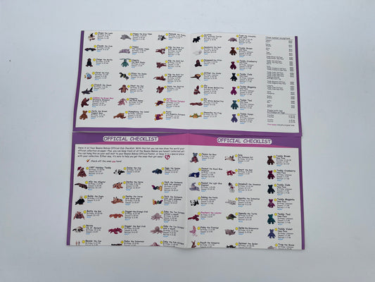 TY Beanie Baby Collector’s Checklist