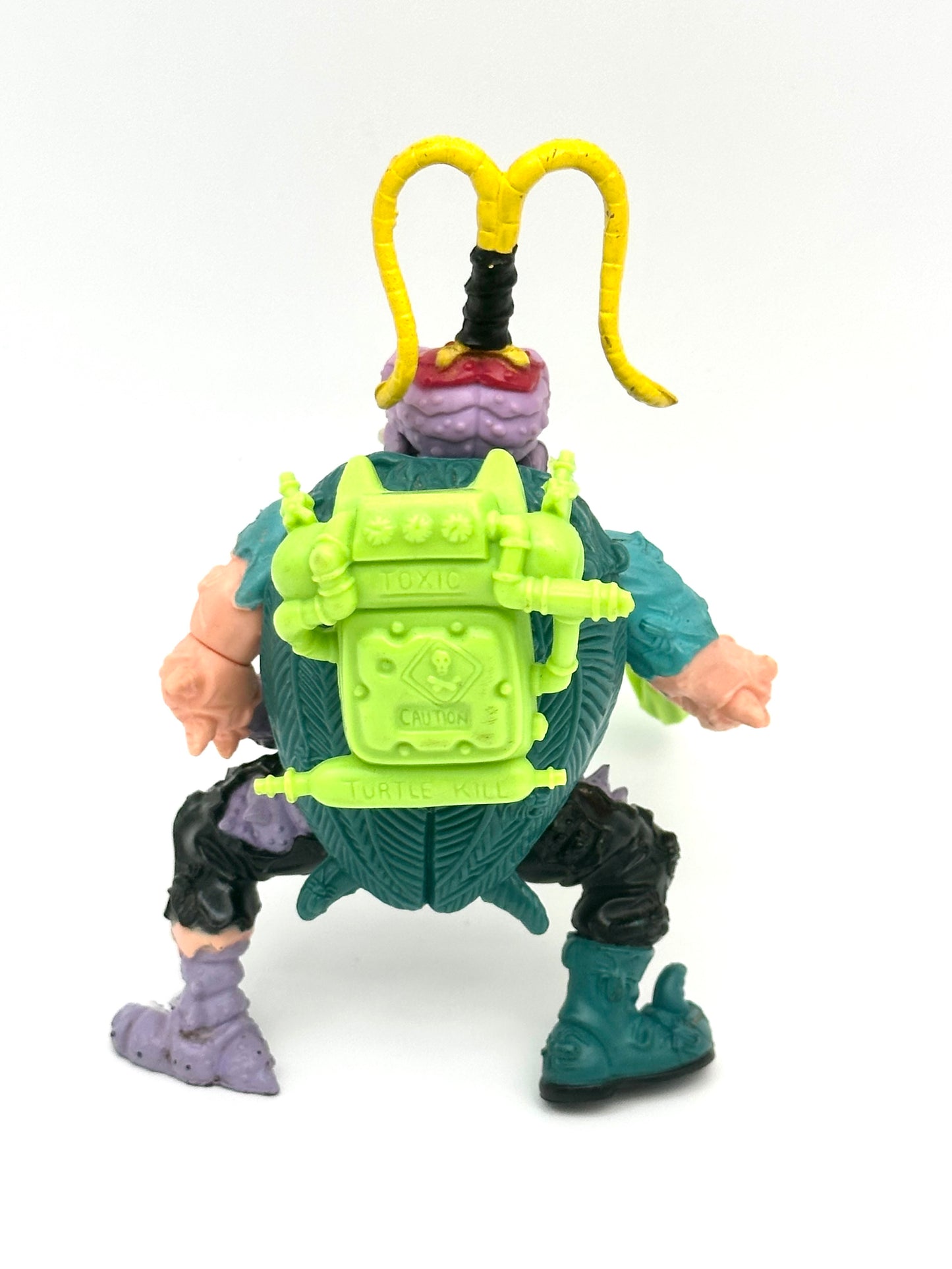 Vintage 1990 TMNT Scumbug Action Figure – Near Complete Original Playmates Release