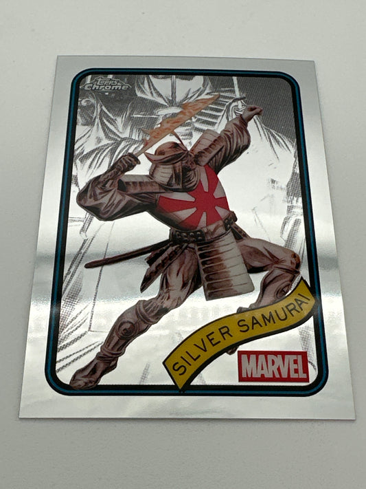 Marvel Topps Chrome Silver Samuri Base