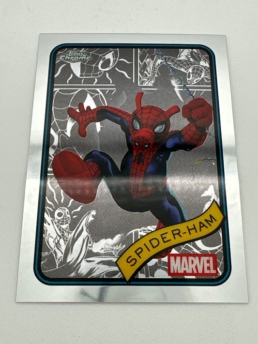 Marvel Topps Chrome Spider-Ham Base
