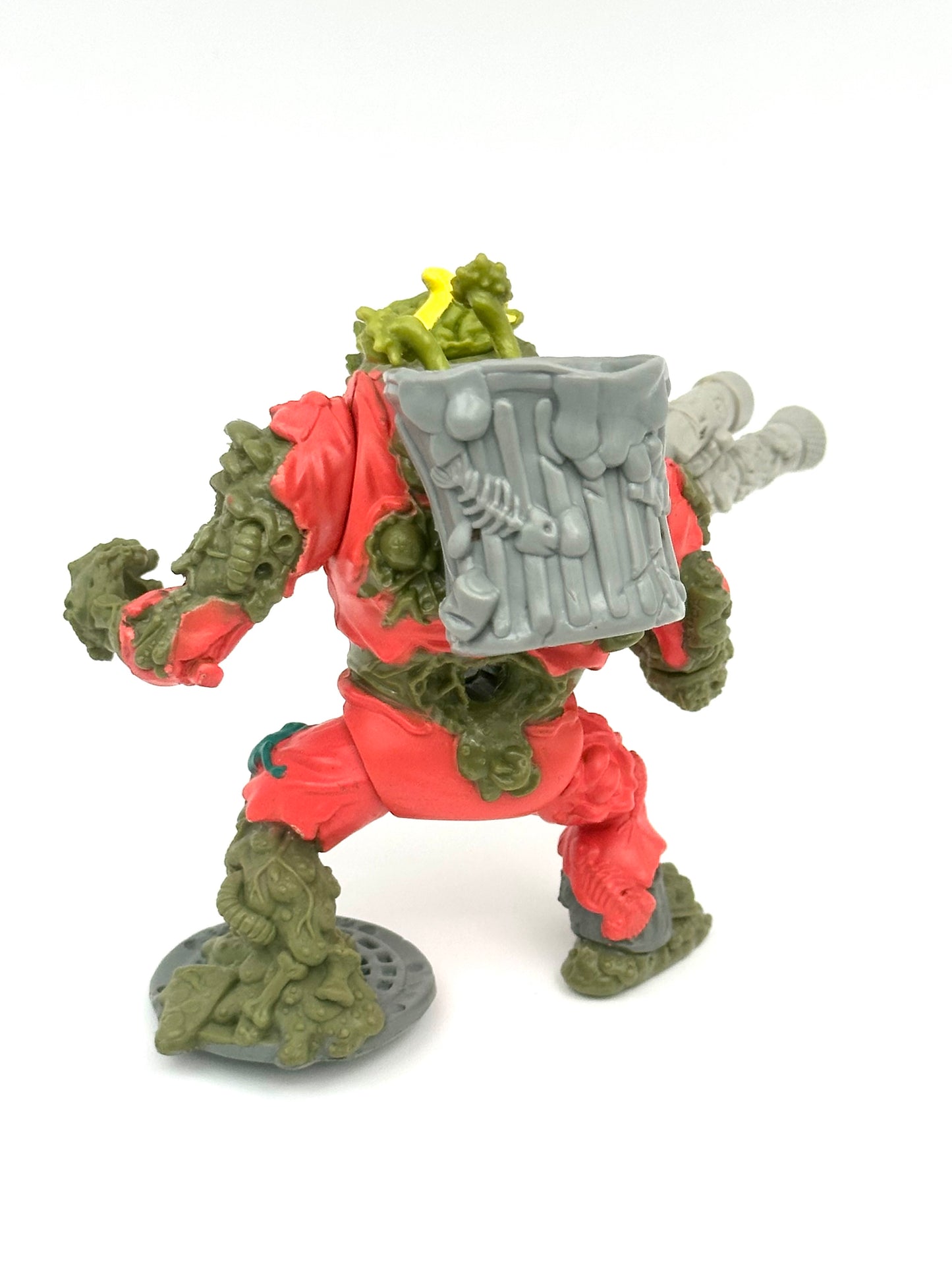 Vintage 1990 TMNT Muckman Action Figure w/ Joe Eyeball – Complete Original Playmates Release