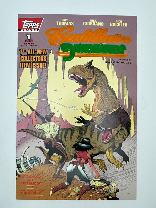 Cadillacs and Dinosaurs #1 Foil Embossed NM