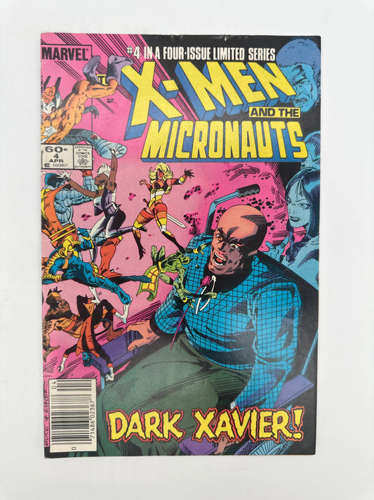 X-Men and The Micronauts #4 Newsstand FN/VF
