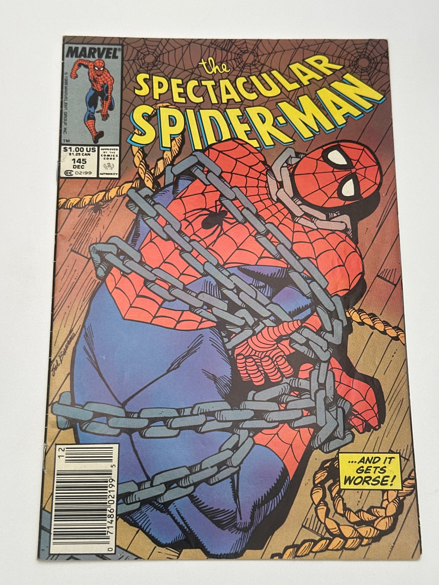The Spectacular Spider-Man #145 FN/VF