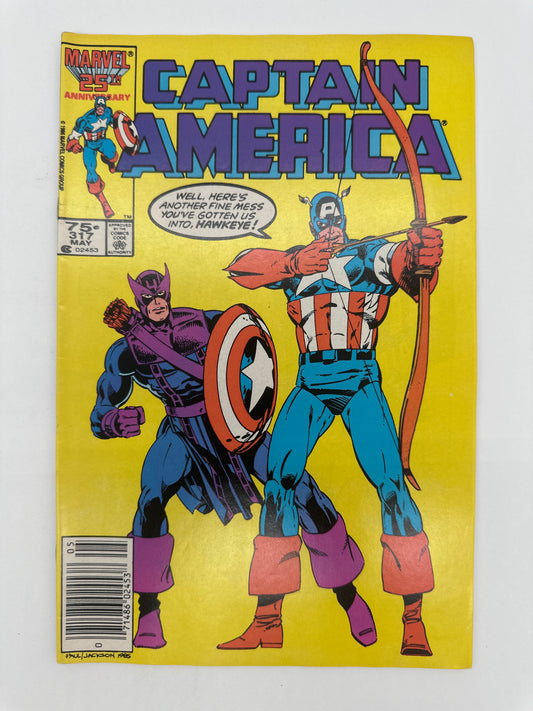 Captain America #317 Newsstand VF