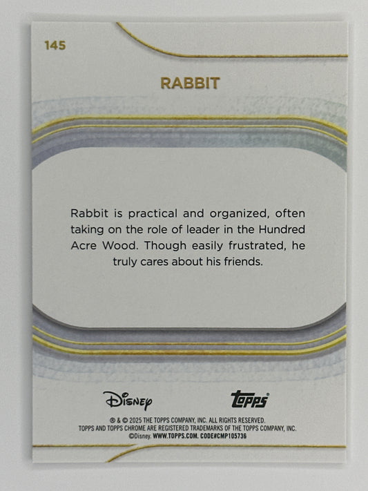 2025 Topps Disney Chrome 145 Rabbit Base Card