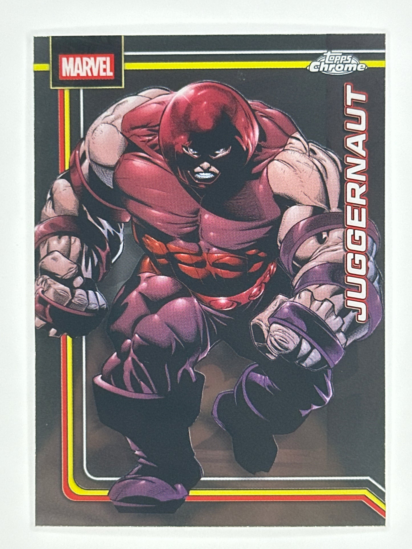 2026 Topps Marvel Chrome 062 Juggernaut Base Card