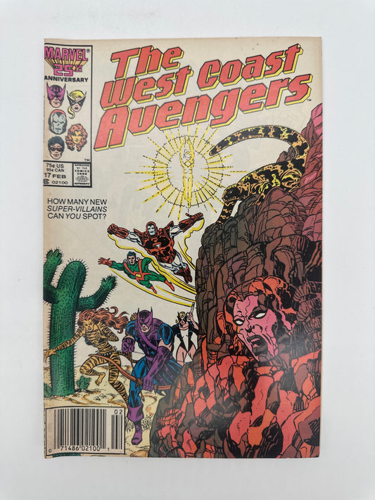 West Coast Avengers #17 Newsstand VF
