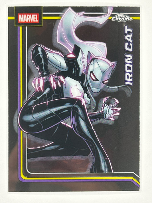 2026 Topps Marvel Chrome 127 Iron Cat Base Card