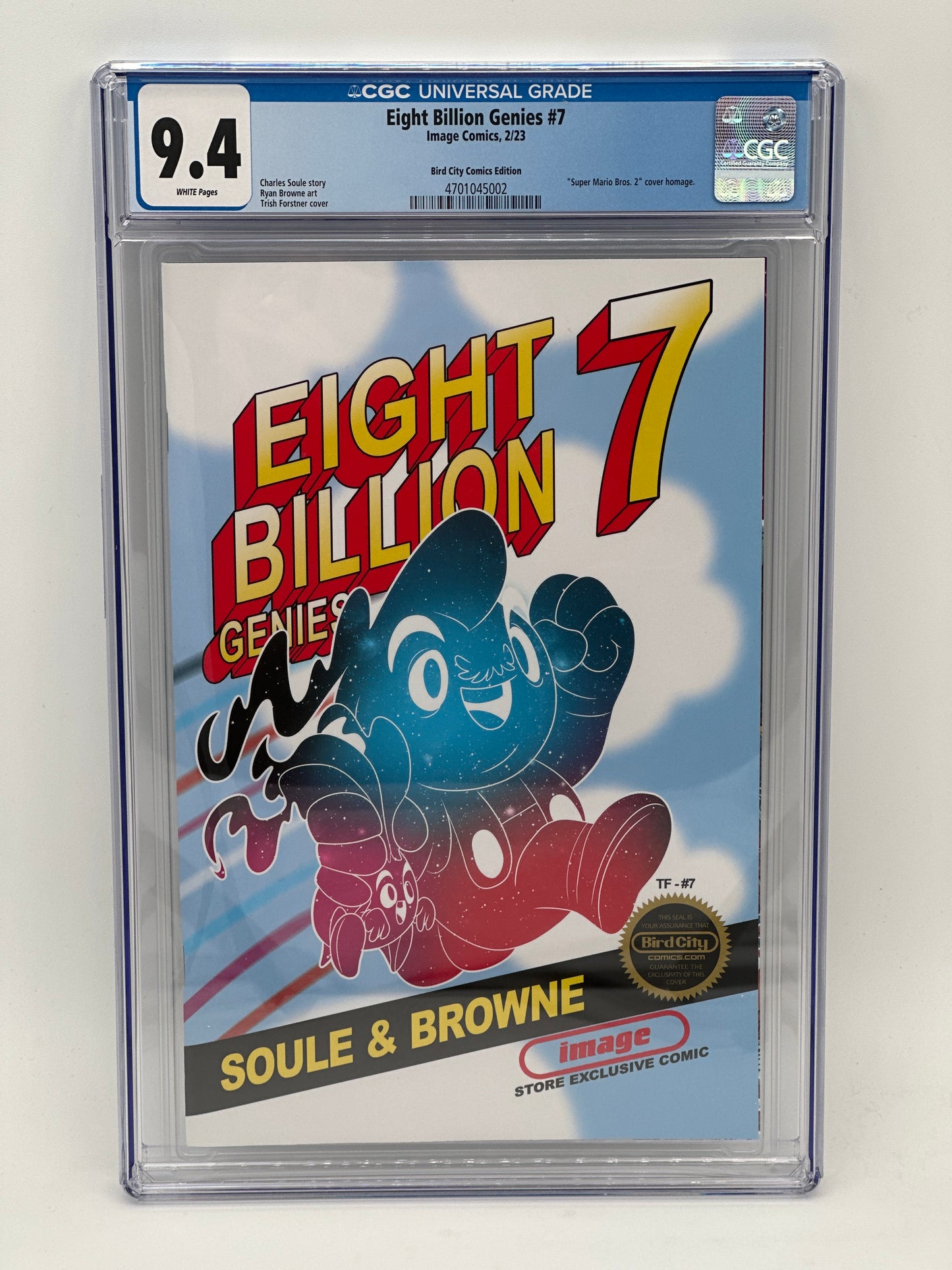 Eight Billion Genies #7 Bird City Comics Edition CGC 9.4