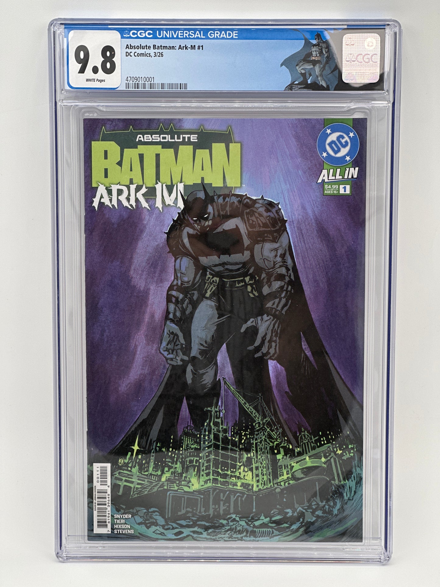 Absolute Batman: Ark-M #1 CGC 9.8 Custom Label