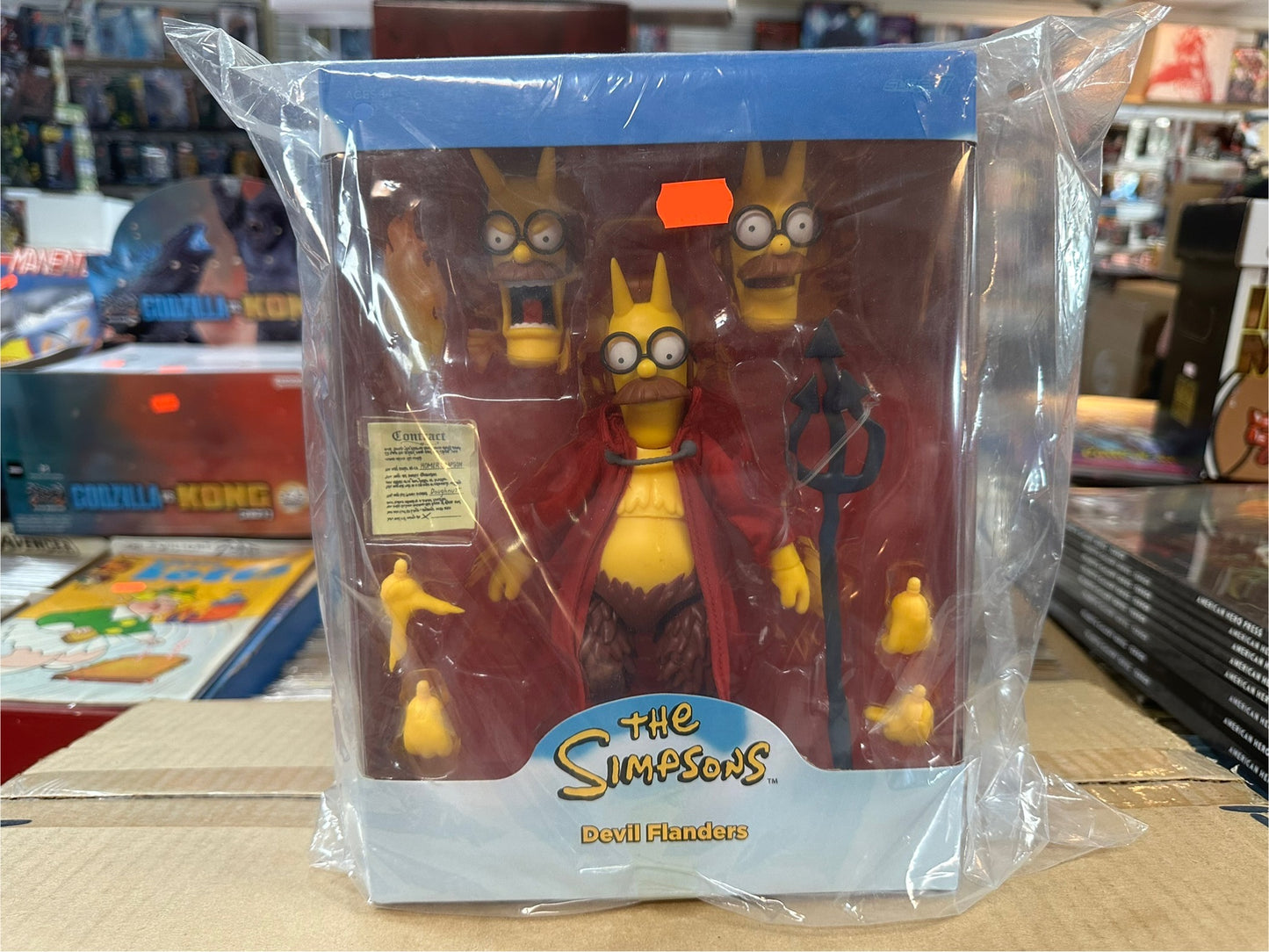 The Simpsons Wave 4 Devil Flanders Figure