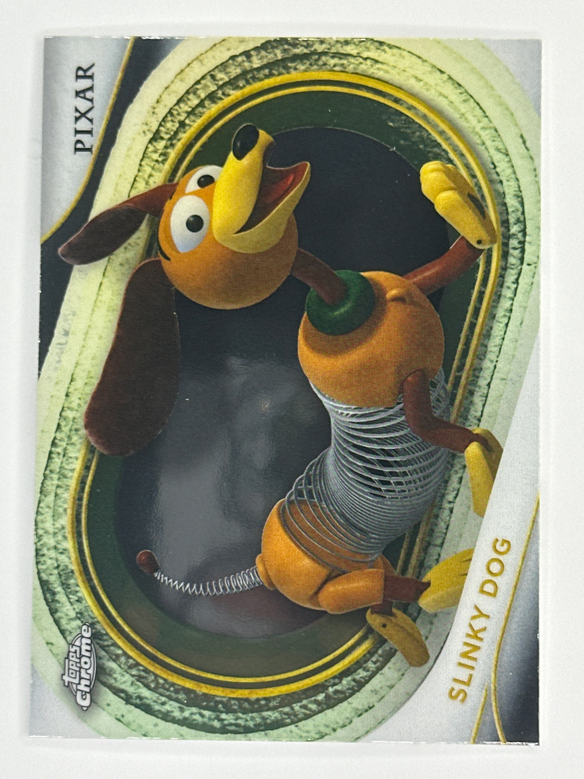 2025 Topps Disney Chrome 091 Slinky Dog Base Card