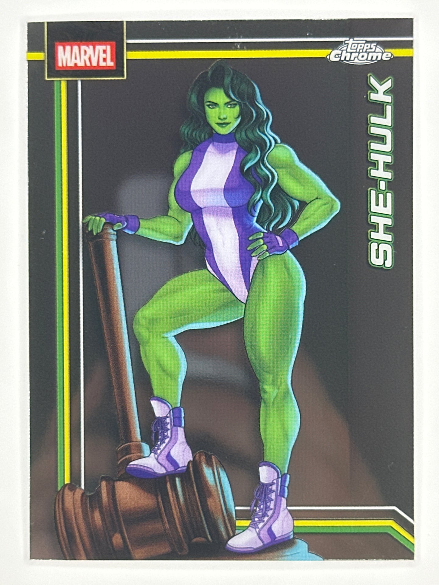 2026 Topps Marvel Chrome 151 She-Hulk Base Card