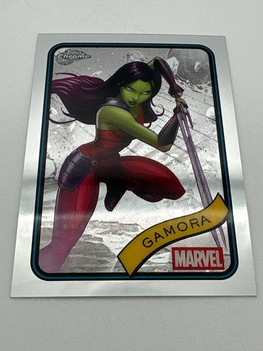 Marvel Topps Chrome Gamora Base