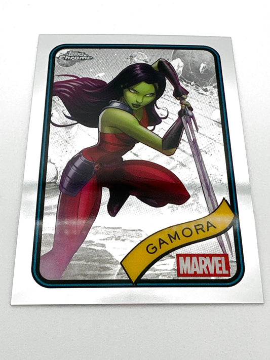 Marvel Topps Chrome Gamora Base