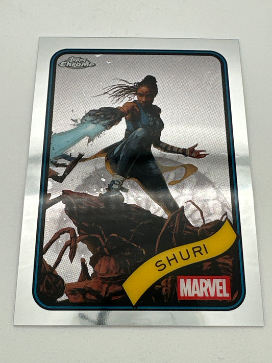 Marvel Topps Chrome Shuri Base