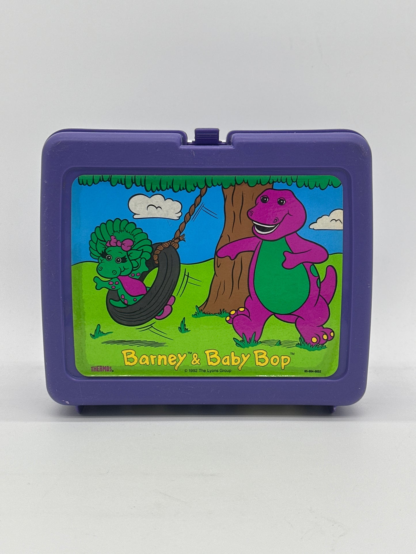 Barney & Baby Bop 1992 Vintage Lunch Box and Thermos