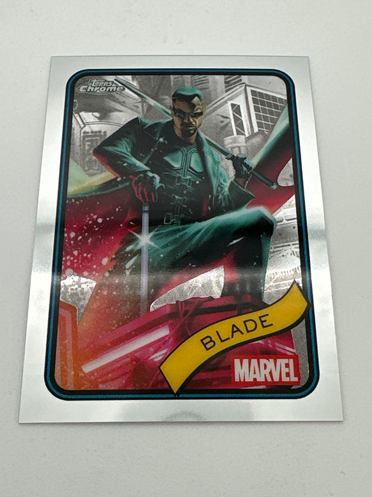 Marvel Topps Chrome Blade Base