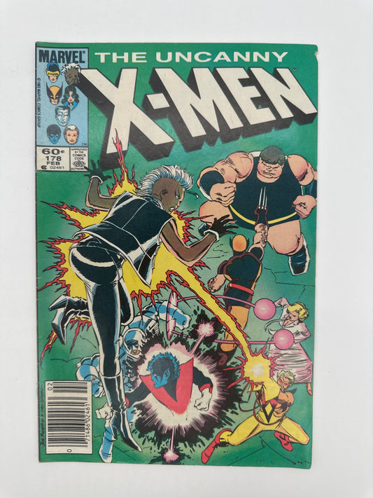 Uncanny X-Men #178 Newsstand FN/VF
