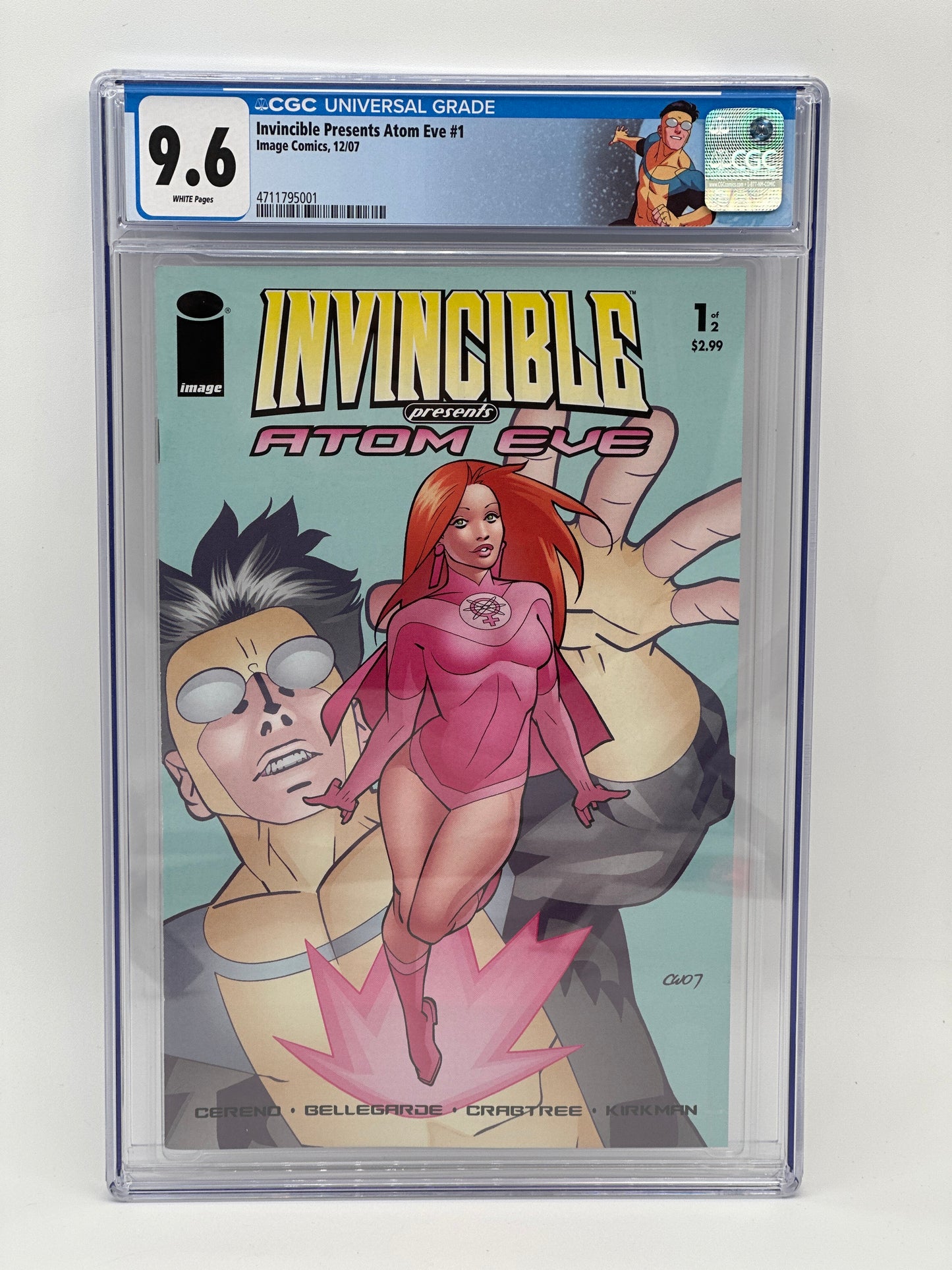 Invincible Presents: Atom Eve #1 CGC 9.6 Custom Label