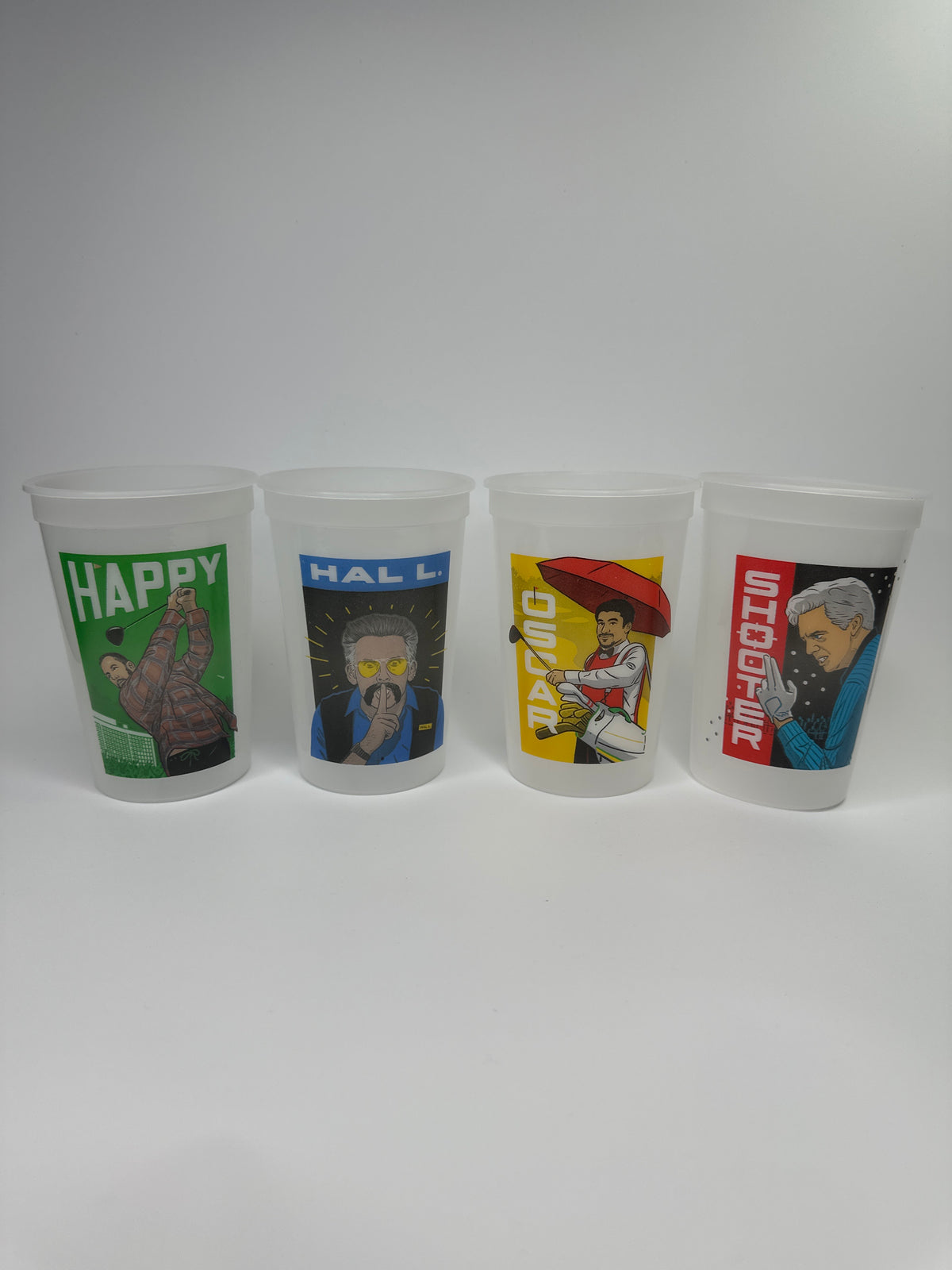 Happy Gilmore 2 Subway Collectible Cups Complete Set of 4