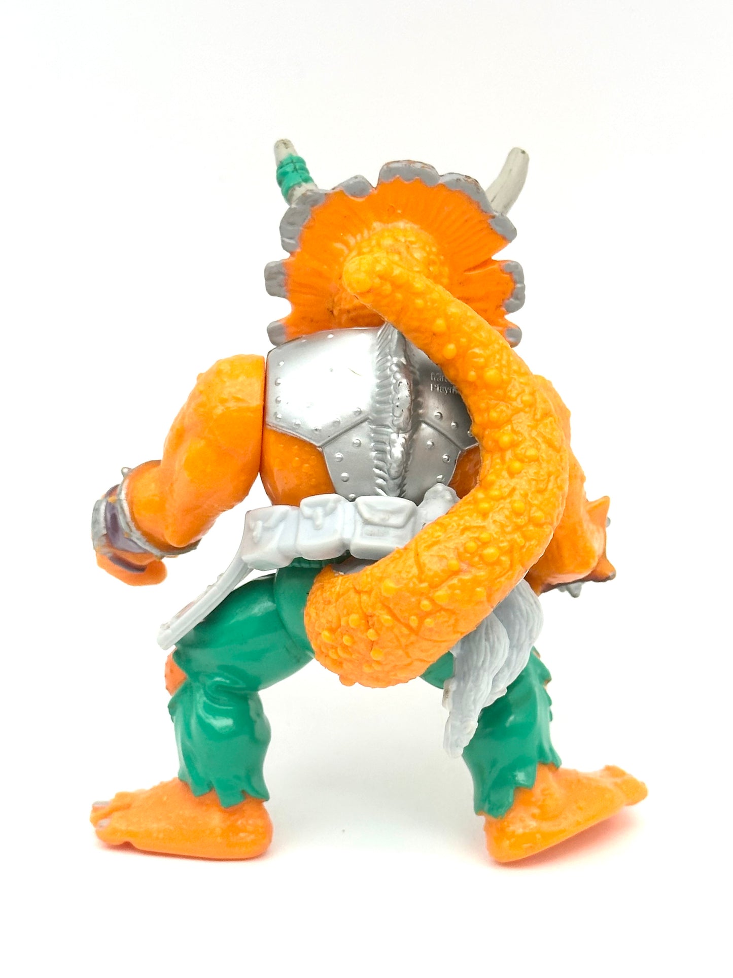 Vintage 1990 TMNT Triceraton Action Figure – Complete Original Playmates Release