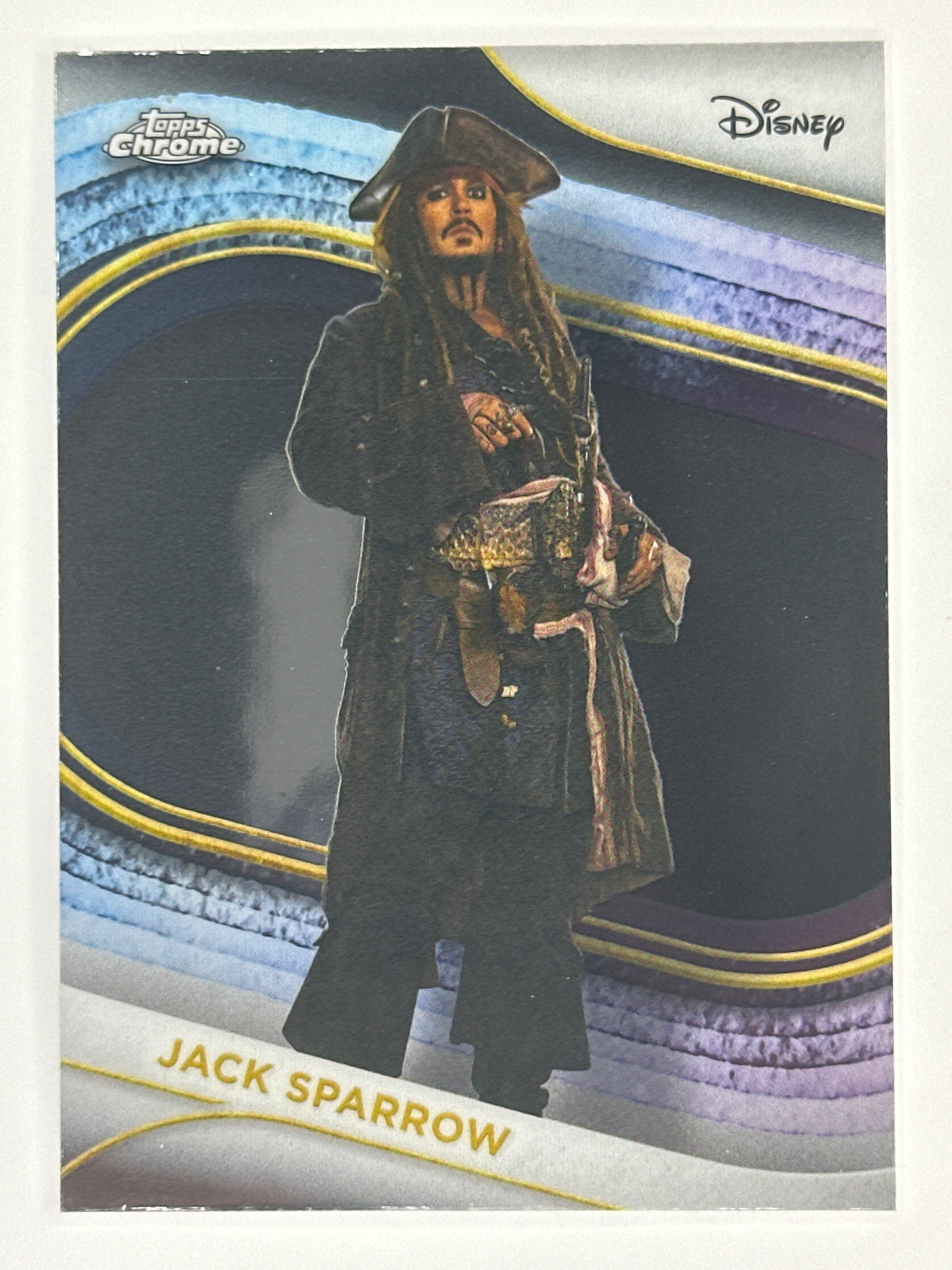 2025 Topps Disney Chrome 003 Jack Sparrow Base Card