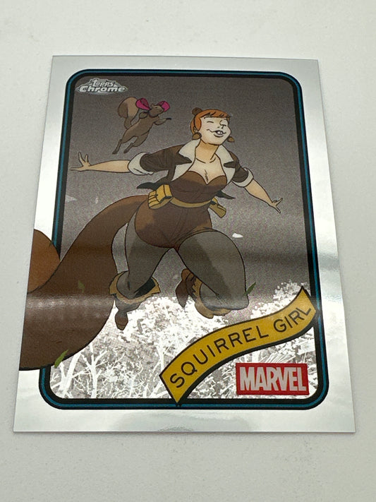 Marvel Topps Chrome Squirrel Girl Base