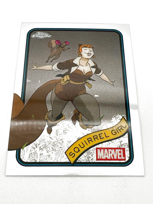 Marvel Topps Chrome Squirrel Girl Base