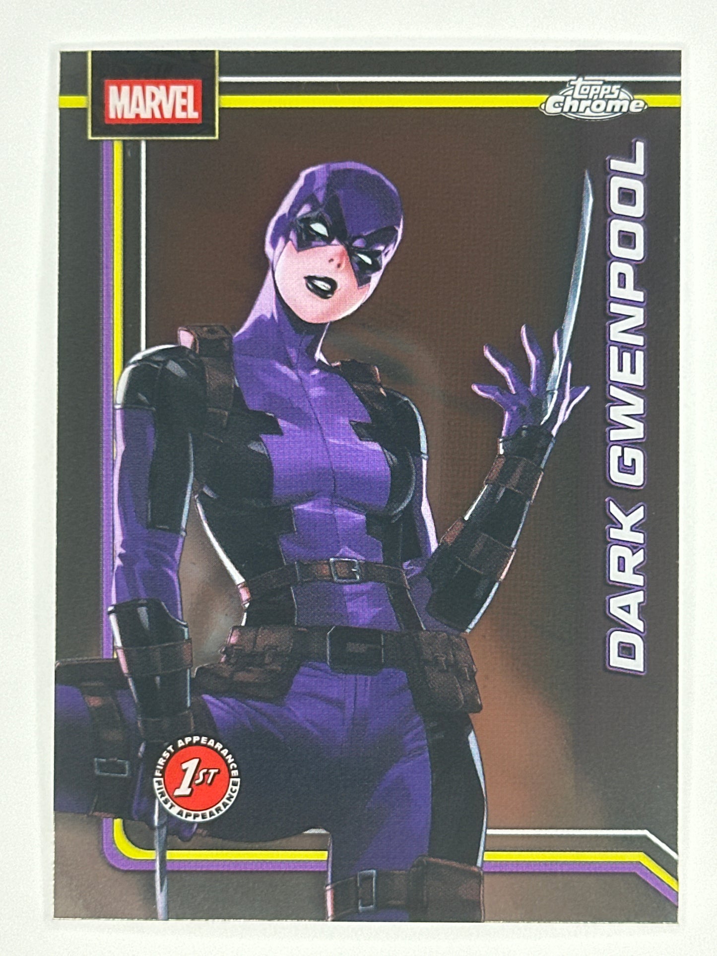 2026 Topps Marvel Chrome 027 Dark Gwenpool Base Card
