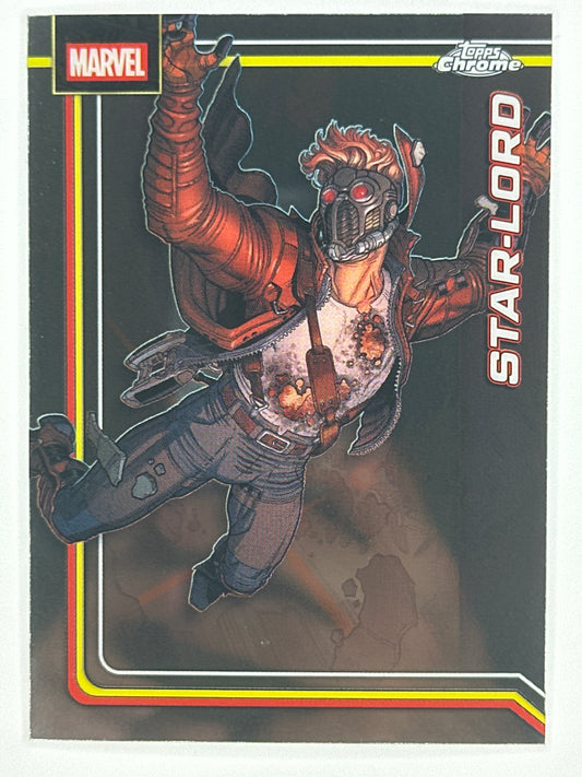 2026 Topps Marvel Chrome 168 Star-Lord Base Card