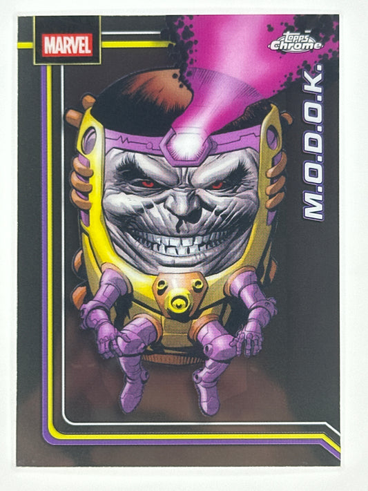 2026 Topps Marvel Chrome 073 M.O.D.O.K. Base Card