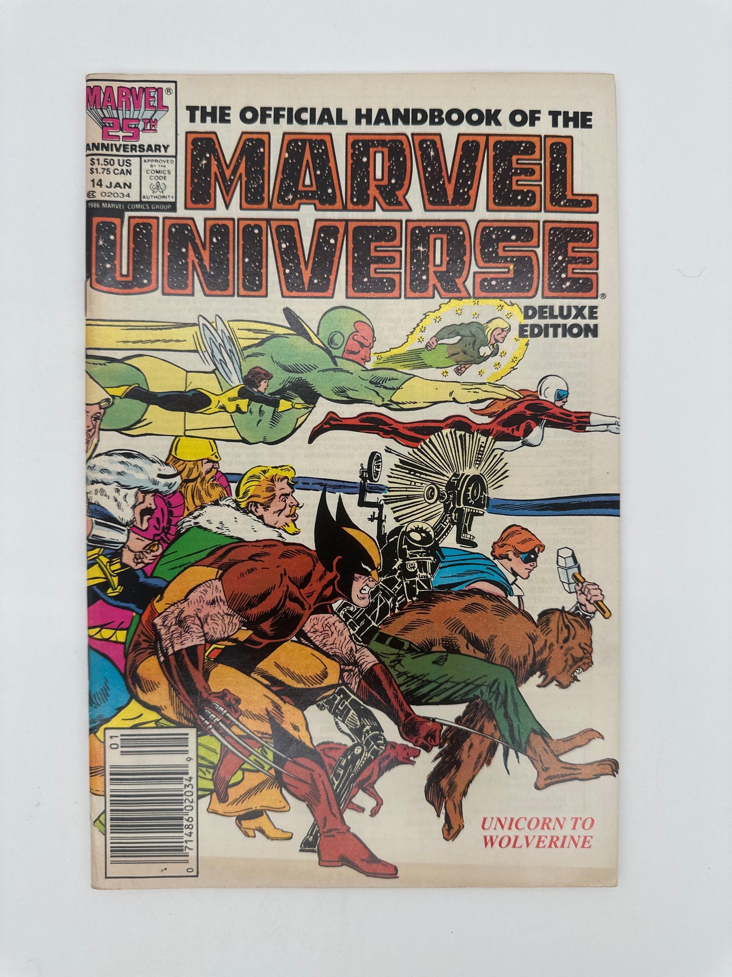 The Official Handbook of the Marvel Universe Deluxe Edition #14 Newsstand VF
