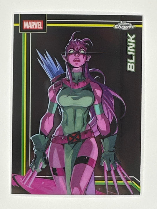 2026 Topps Marvel Chrome 018 Blink Base Card
