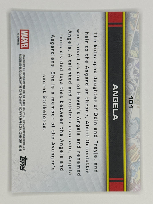 2026 Topps Marvel Chrome 101 Angela Base Card
