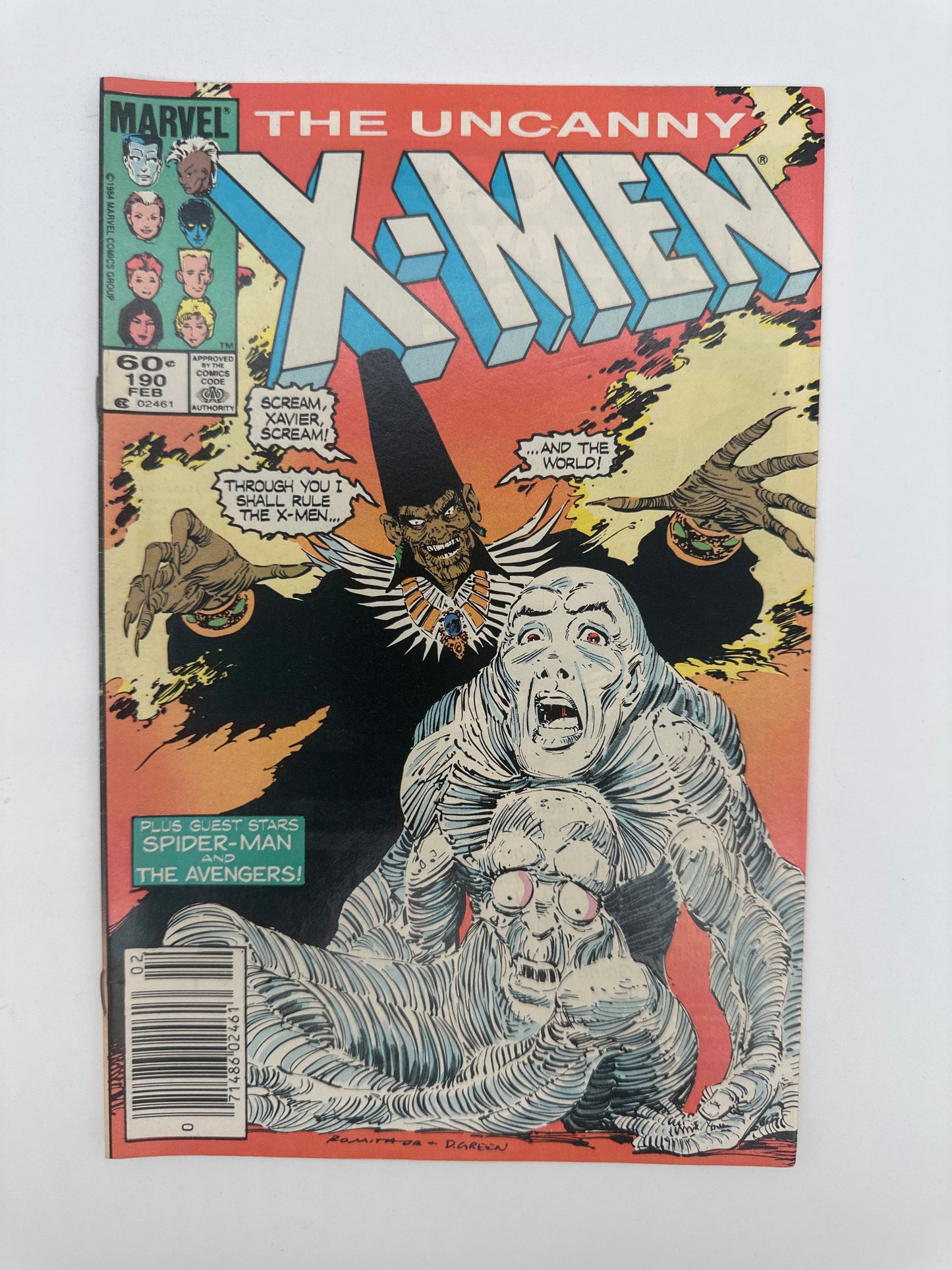 Uncanny X-Men #190 Newsstand VF/NM