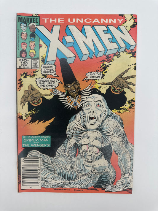 Uncanny X-Men #190 Newsstand VF/NM