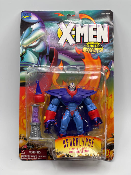 X-Men Age of Apocalypse Apocalypse with Removable Armor Toy Biz Action Figure – 1995 Sealed