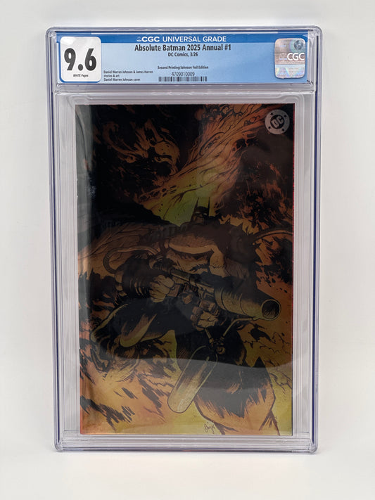 Absolute Batman 2025 Annual #1 Second Printing CGC 9.6