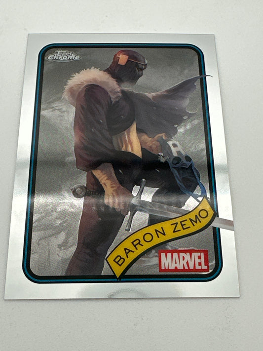 Marvel Topps Chrome Baron Zemo Base