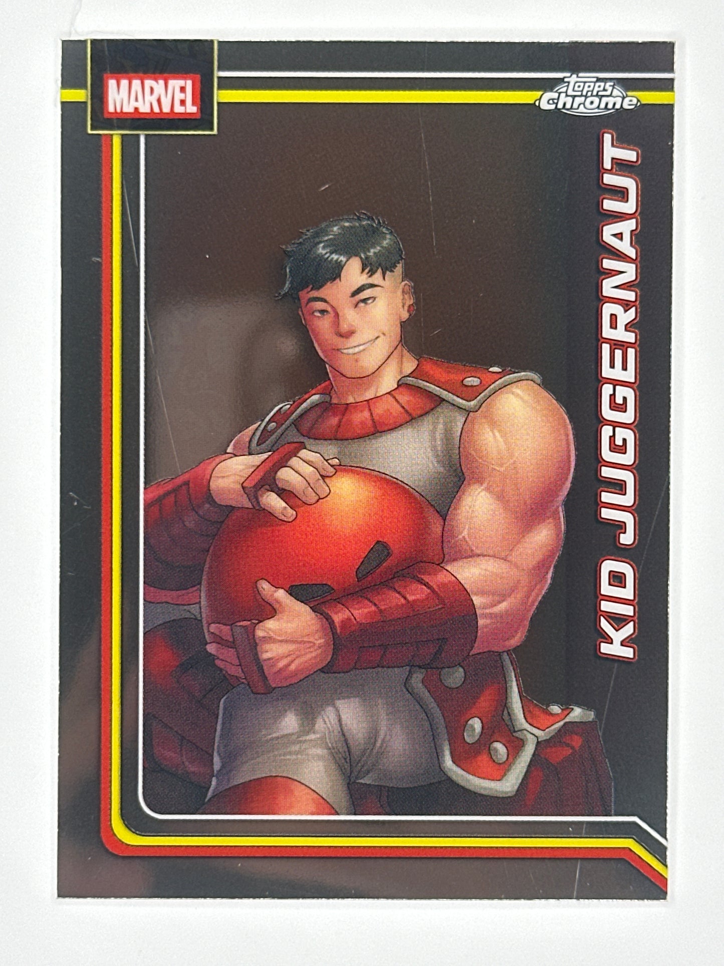 2026 Topps Marvel Chrome 064 Kid Juggernaut Base Card