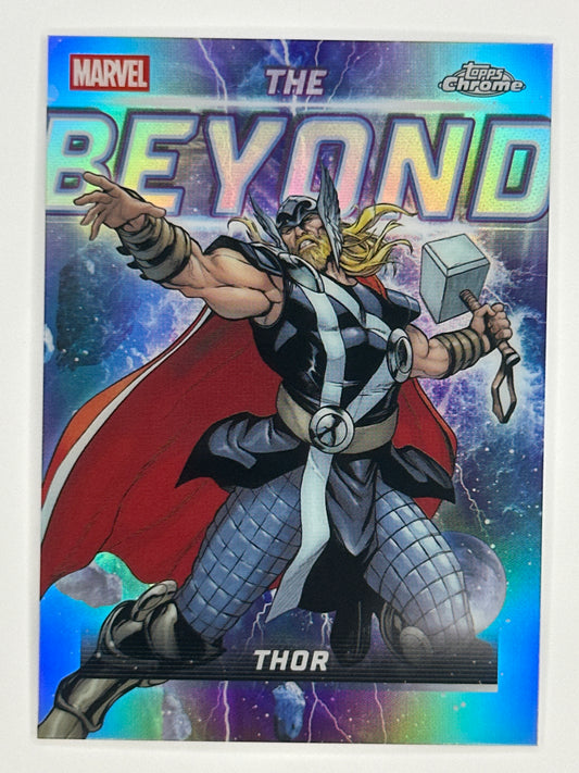 2026 Topps Marvel Chrome TB-03 Thor The Beyond Refractor Card
