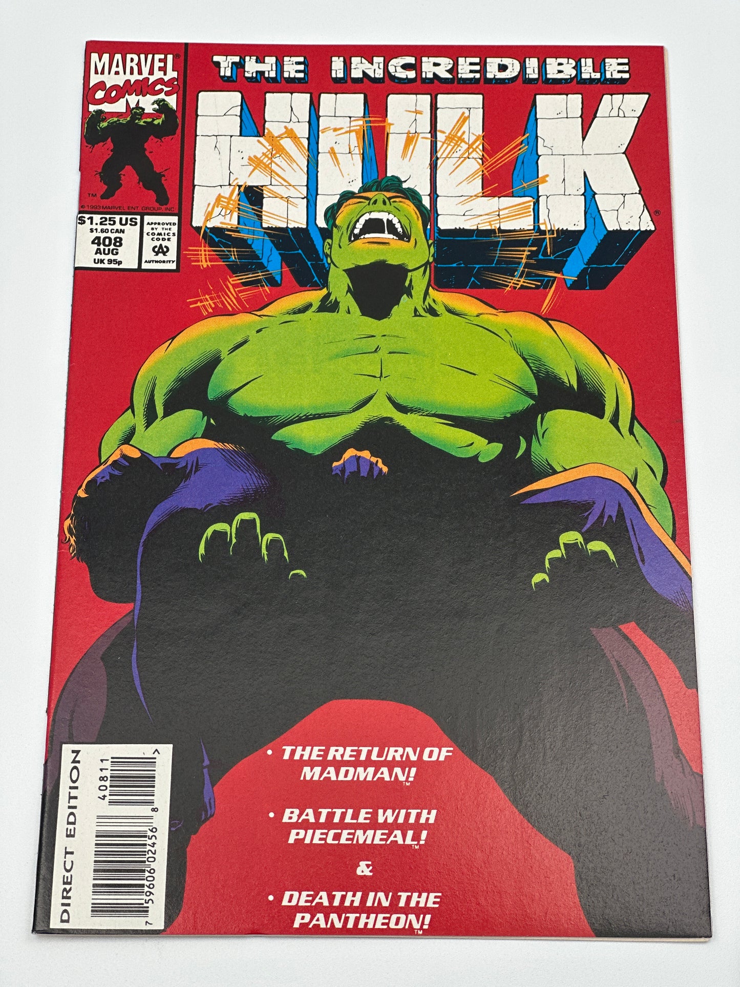 The Incredible Hulk #408 CVR A VF/NM