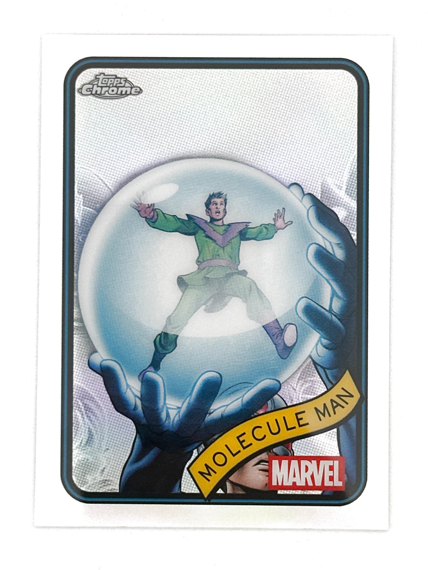 2025 Topps Marvel Chrome #021 Molecule Man Base Refractor