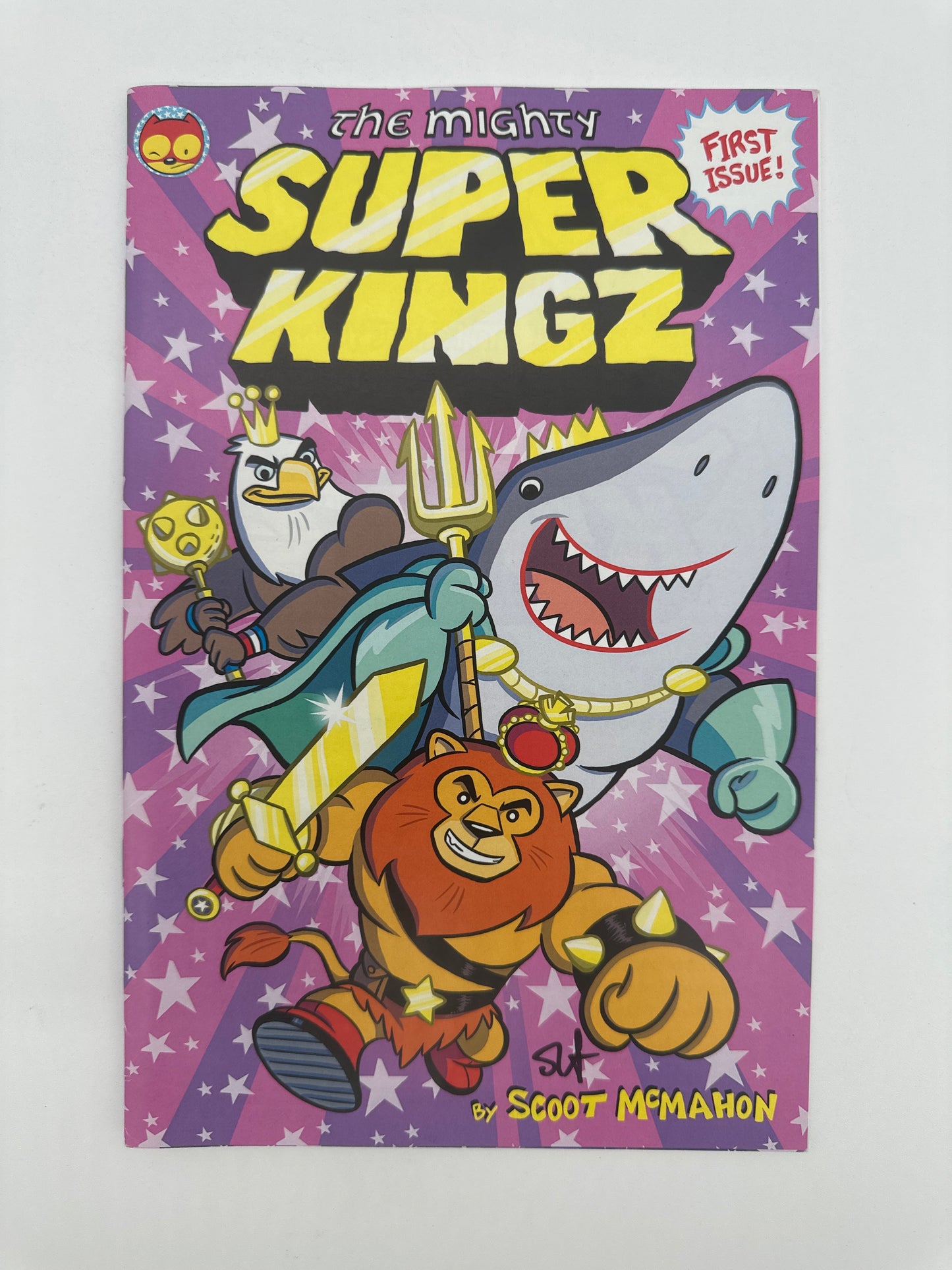 The Mighty Super Kingz #1 Signed Scoot McMahon VF/NM