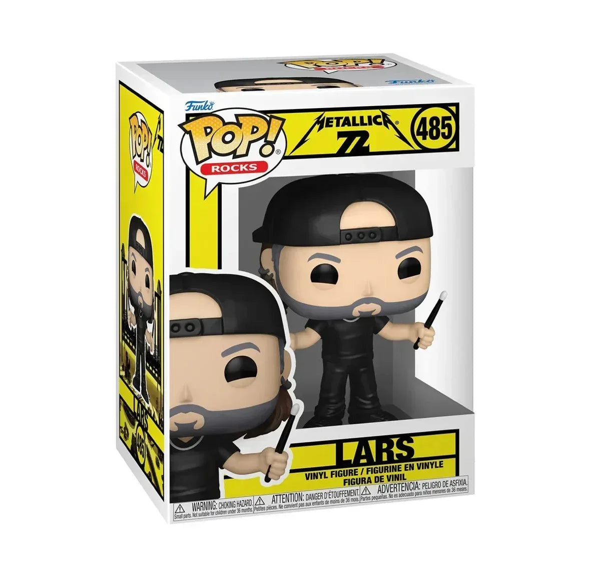 Metallica Full Set of Four (72 Seasons) Funko Pop! Vinyl Figures #484-487 - Glass City Comics & Collectibles